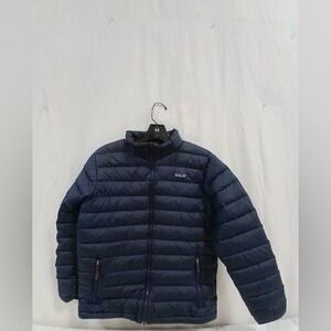 Patagonia Kid's Navy Blue Puffer Jacket Coat Size 14 XL